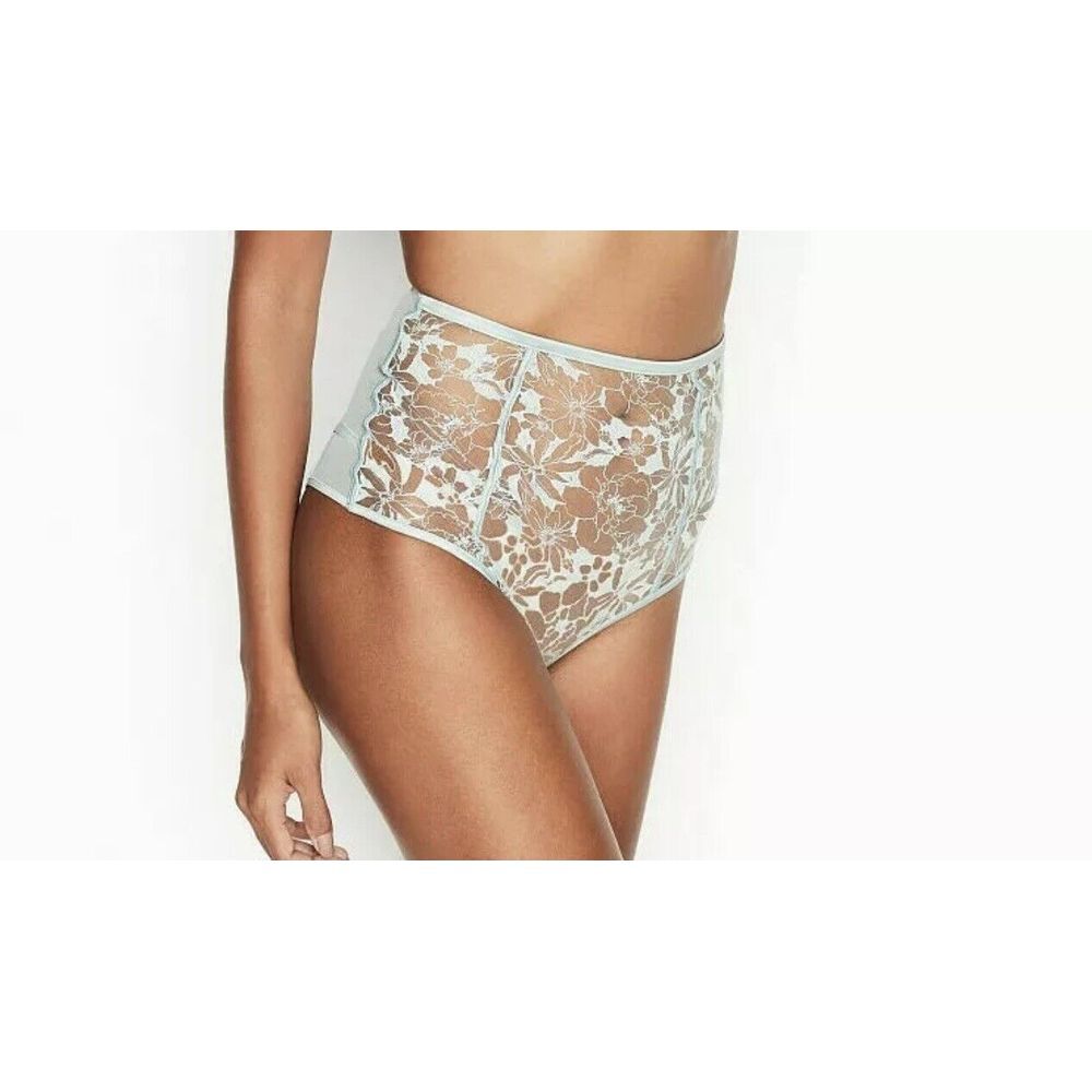 Victoria's‎ Secret LUXE LINGERIE Embroidered High Waist Cheeky Panty Size M